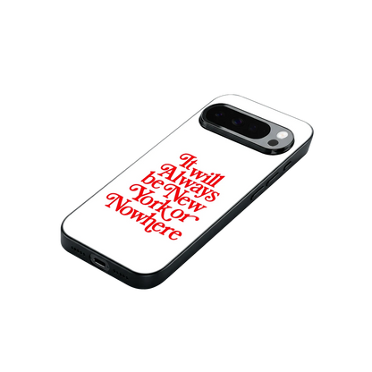 Newyorker stylish phone case for google pixel 10 pro xl | glossy glass and slim fit