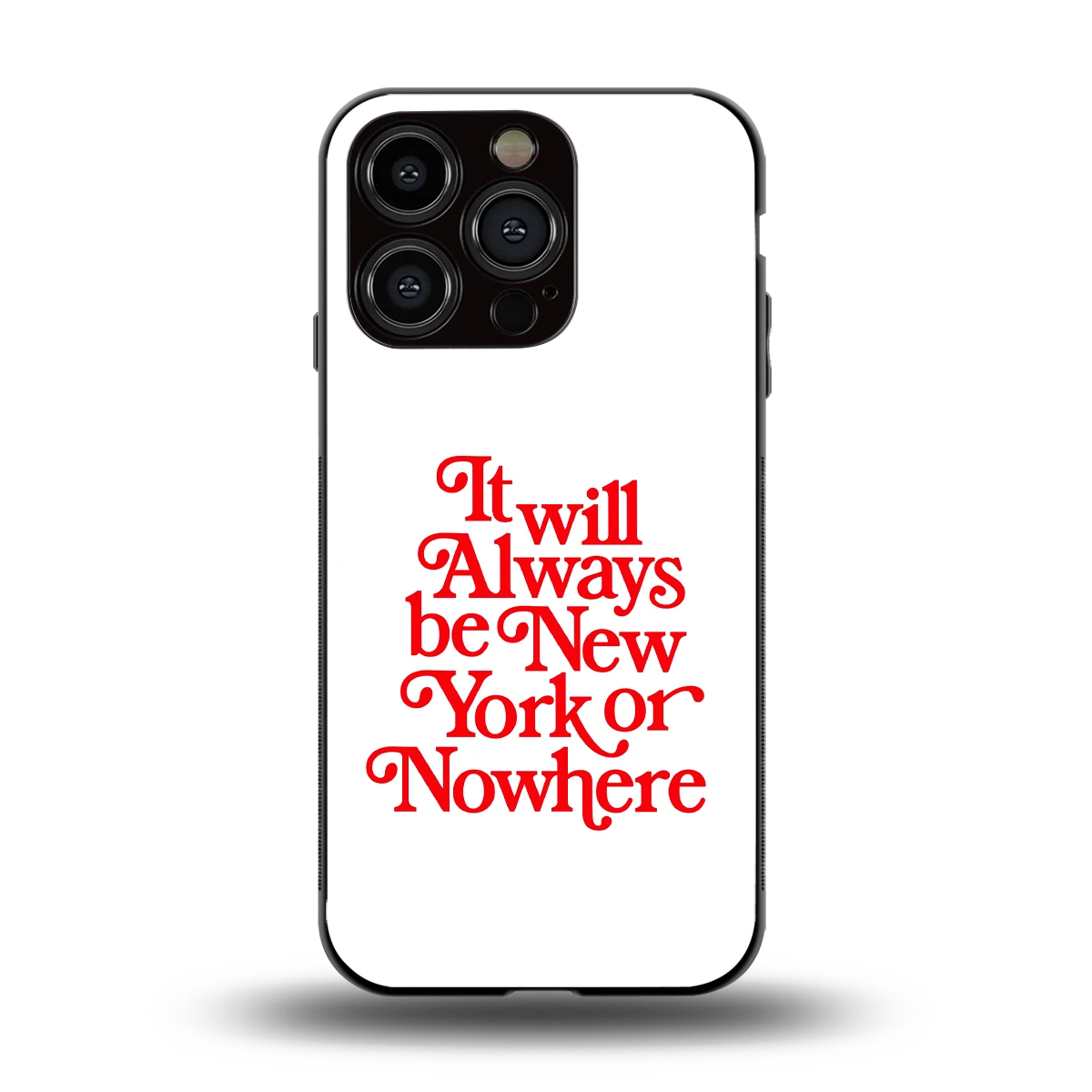 Newyorker back phone cover | glass case for iphone 13 pro