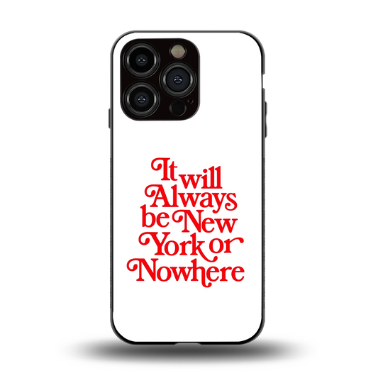 Newyorker back phone cover | glass case for iphone 13 pro