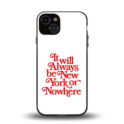 Newyorker back phone cover | glass case for iphone 13