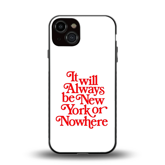 Newyorker back phone cover | glass case for iphone 13