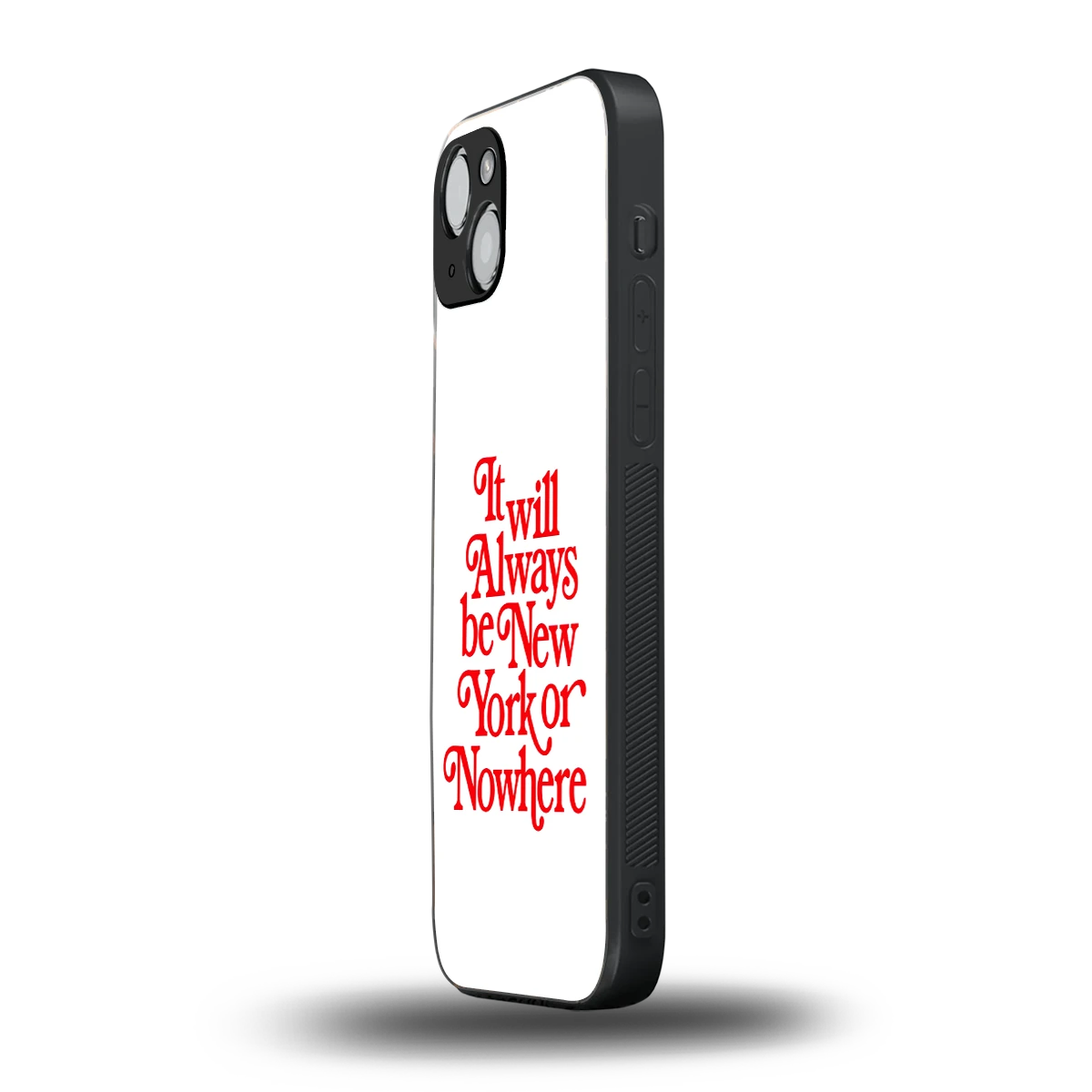 Newyorker iphone 15 plus mobile cover | shockproof glass phone case
