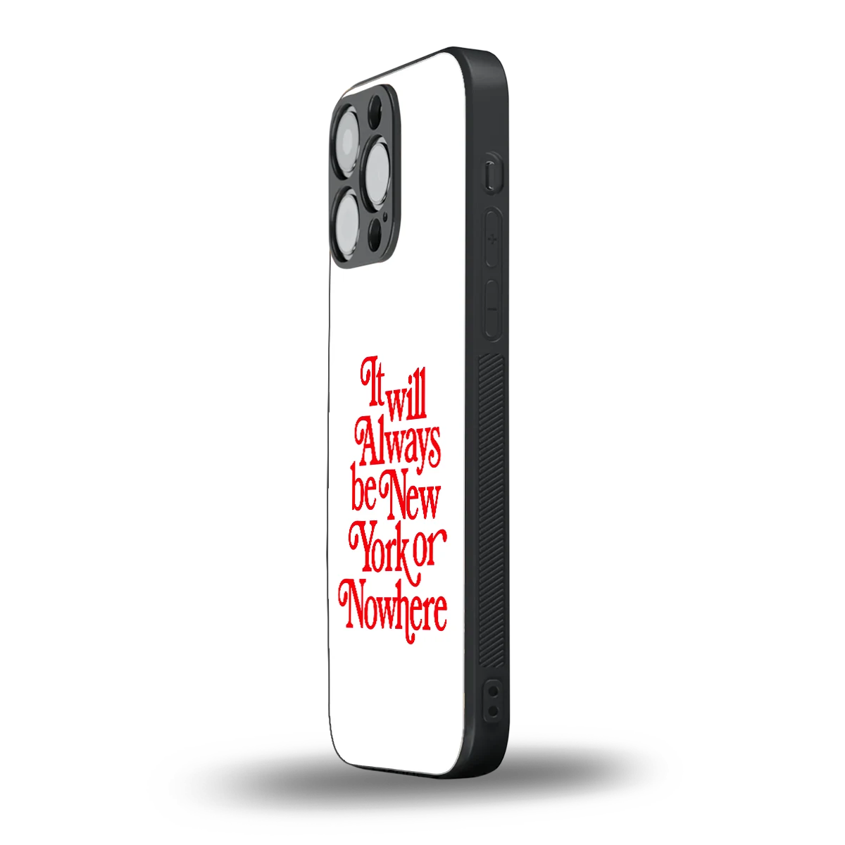 Newyorker iphone 16 pro max mobile cover | shockproof glass phone case