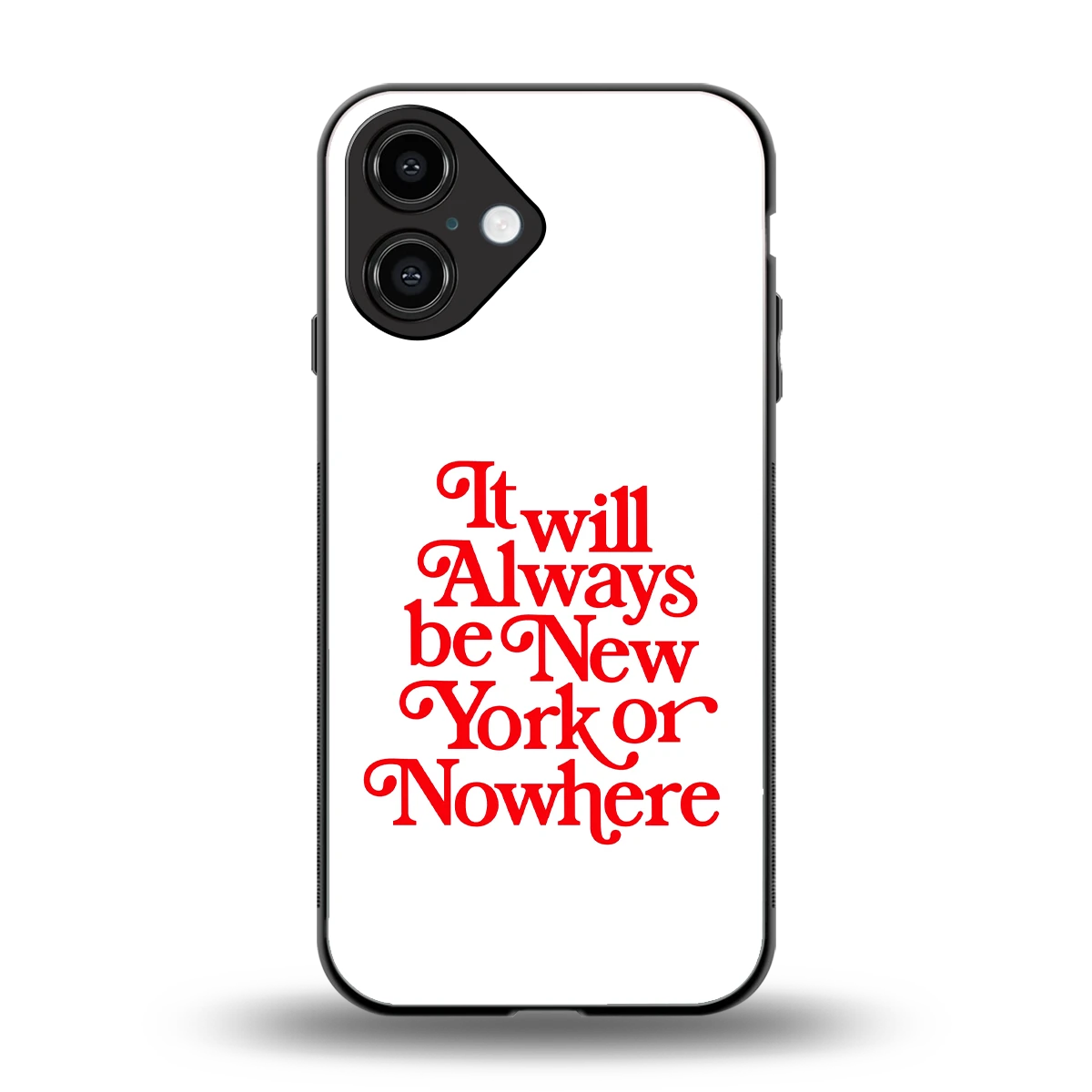 Newyorker back phone cover | glass case for iphone 16