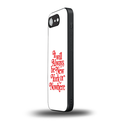Newyorker iphone 16e mobile cover | shockproof glass phone case