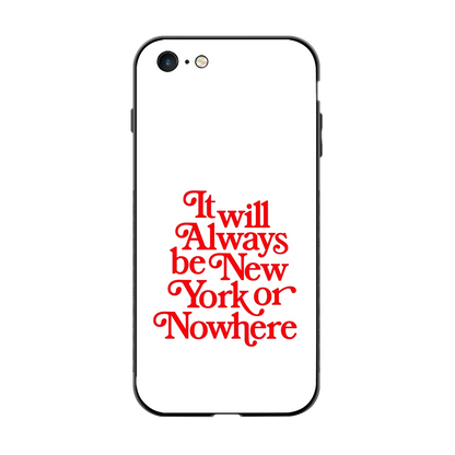 Newyorker back phone cover | glass case for iphone 6s plus