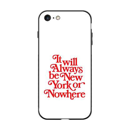 Newyorker back phone cover | glass case for iphone 7