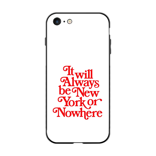 Newyorker back phone cover | glass case for iphone 8