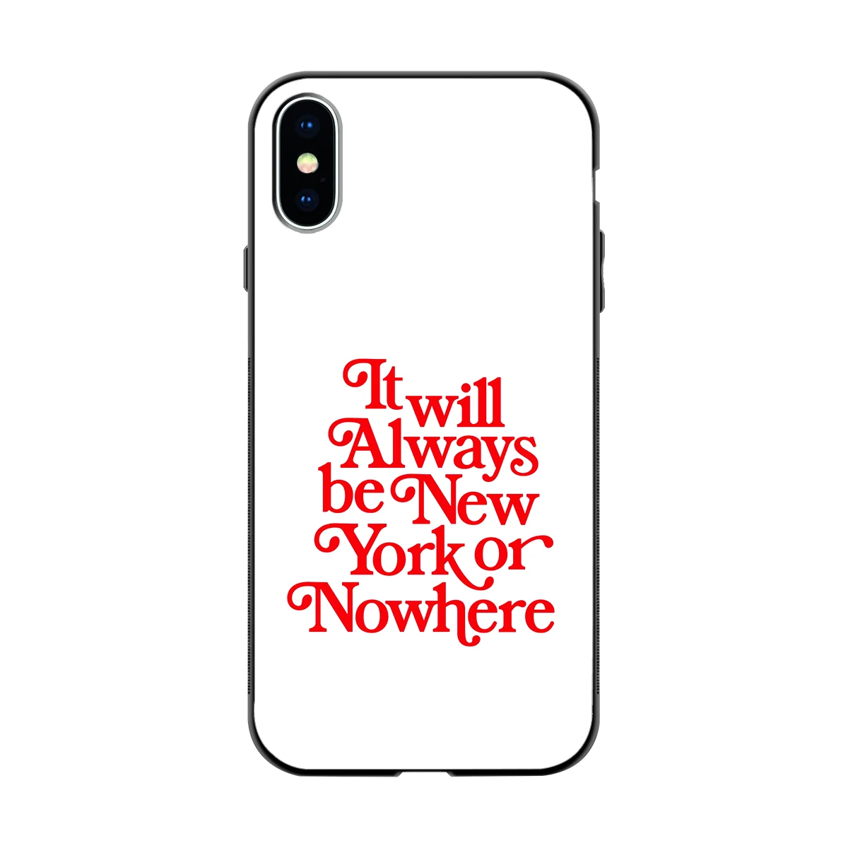 Newyorker back phone cover | glass case for iphone xs