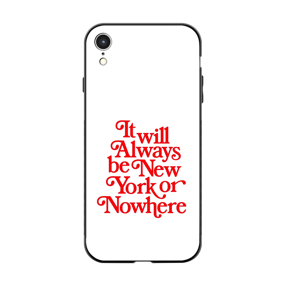 Newyorker back phone cover | glass case for iphone xr