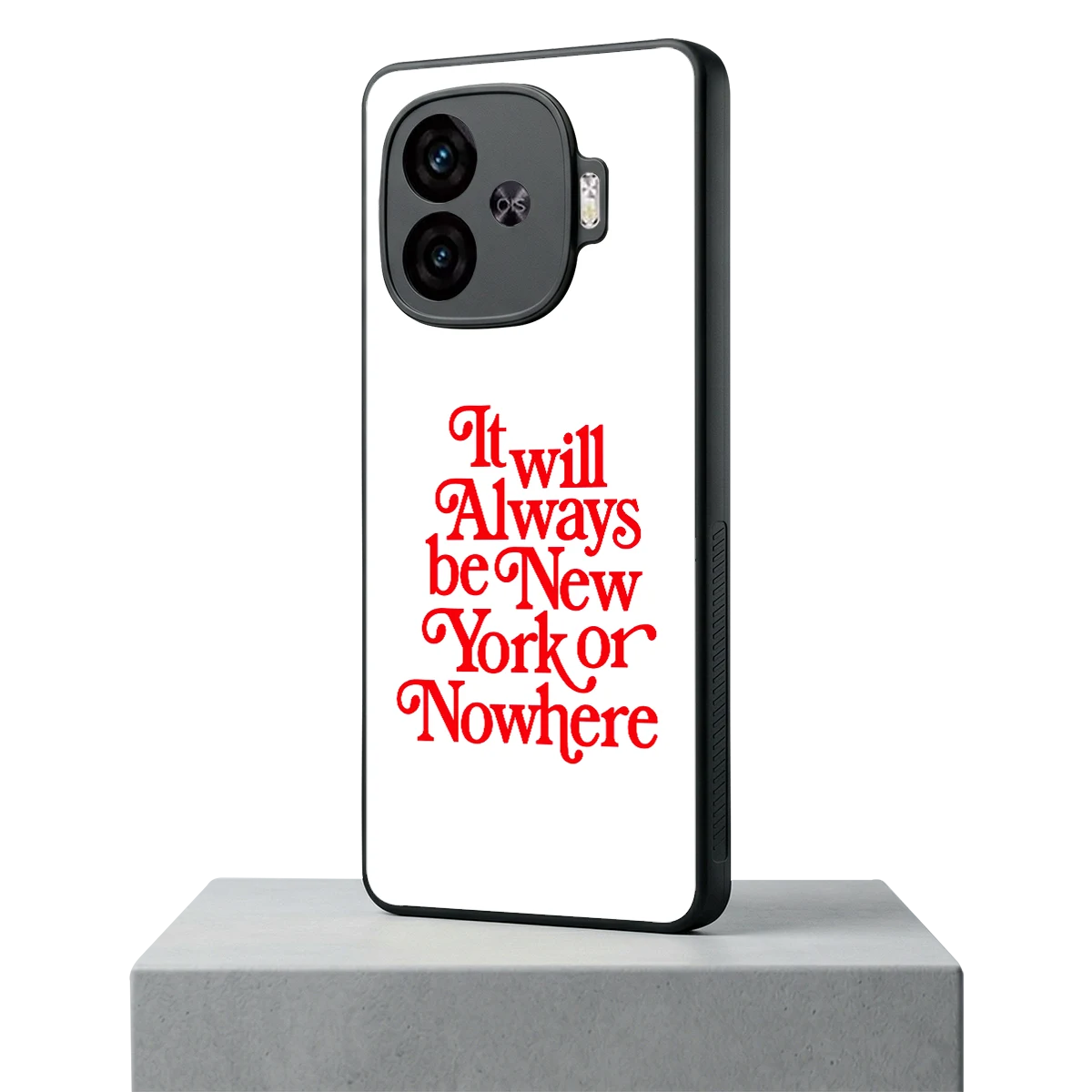 Newyorker iqoo neo 10r 5g mobile cover | shockproof glass phone case