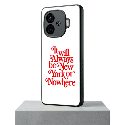 Newyorker iqoo neo 10r 5g mobile cover | shockproof glass phone case