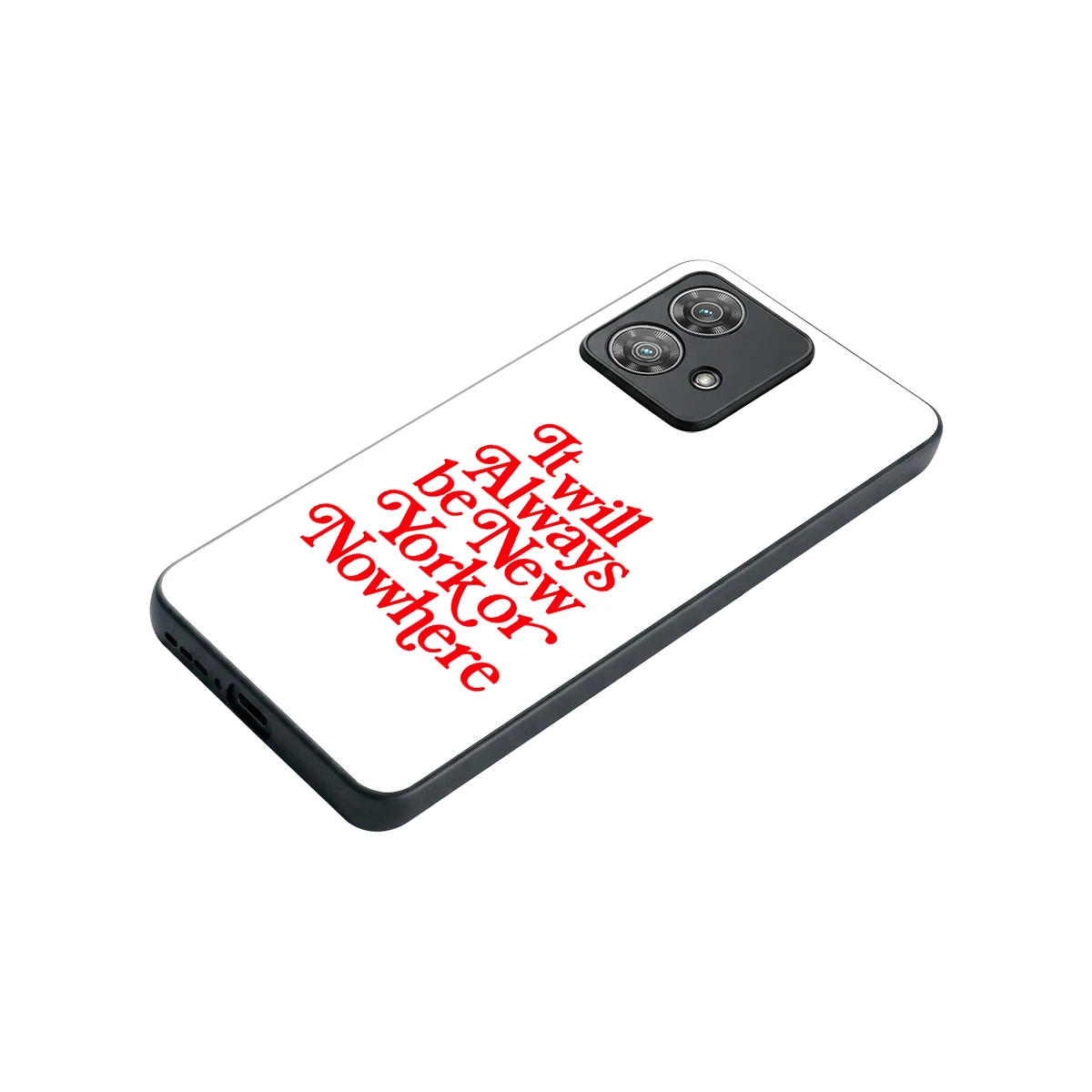 Newyorker stylish phone case for motorola edge 40 neo 5g | glossy glass and slim fit