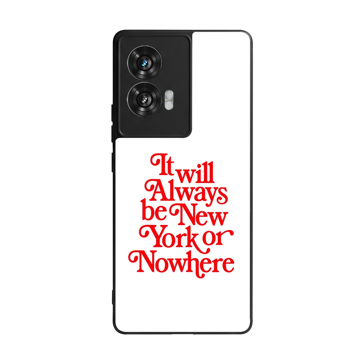 Newyorker back phone cover | glass case for motorola edge 50 fusion