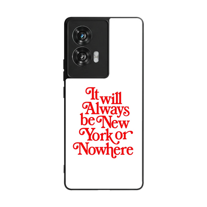 Newyorker back phone cover | glass case for motorola edge 50 fusion
