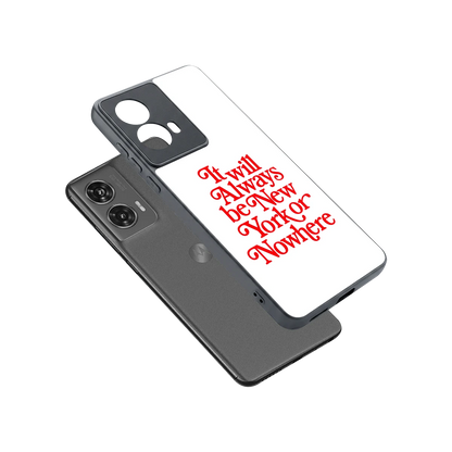 Newyorker sleek motorola edge 50 fusion cover with tempered glass back and TPU edges
