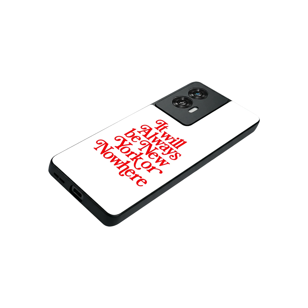 Newyorker stylish phone case for motorola edge 50 fusion | glossy glass and slim fit