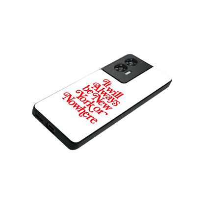 Newyorker stylish phone case for motorola edge 50 fusion | glossy glass and slim fit