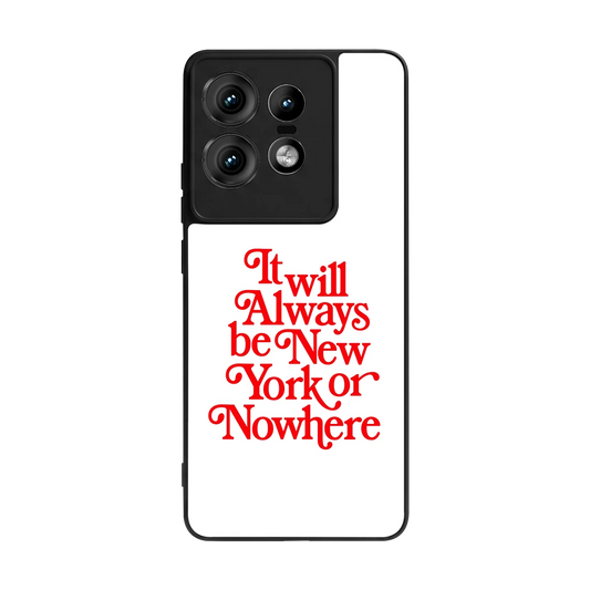 Newyorker back phone cover | glass case for motorola edge 50 pro