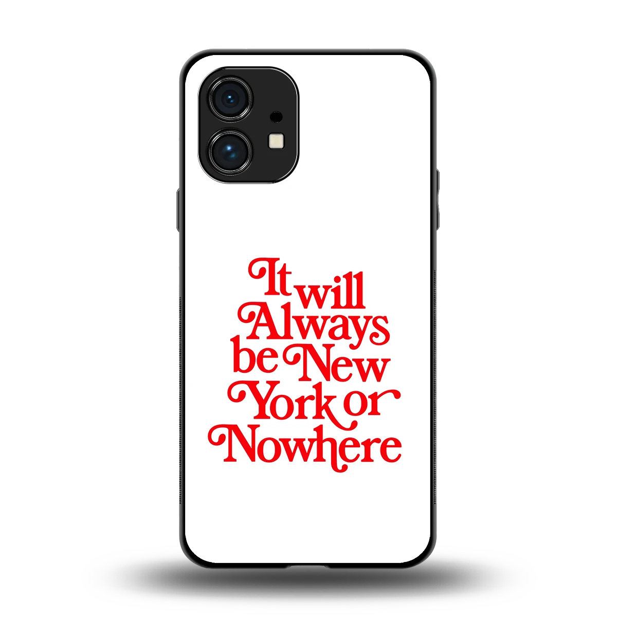 Newyorker back phone cover | glass case for nothing phone 1