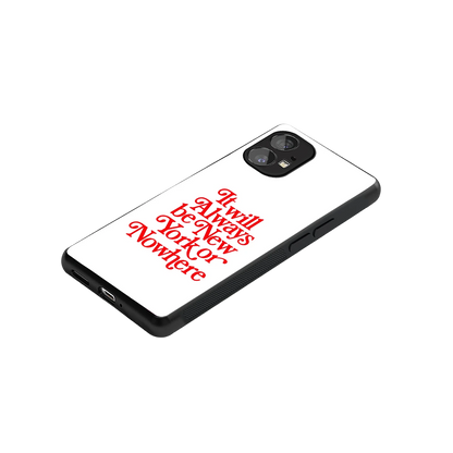 Newyorker stylish phone case for nothing phone 1 | glossy glass and slim fit