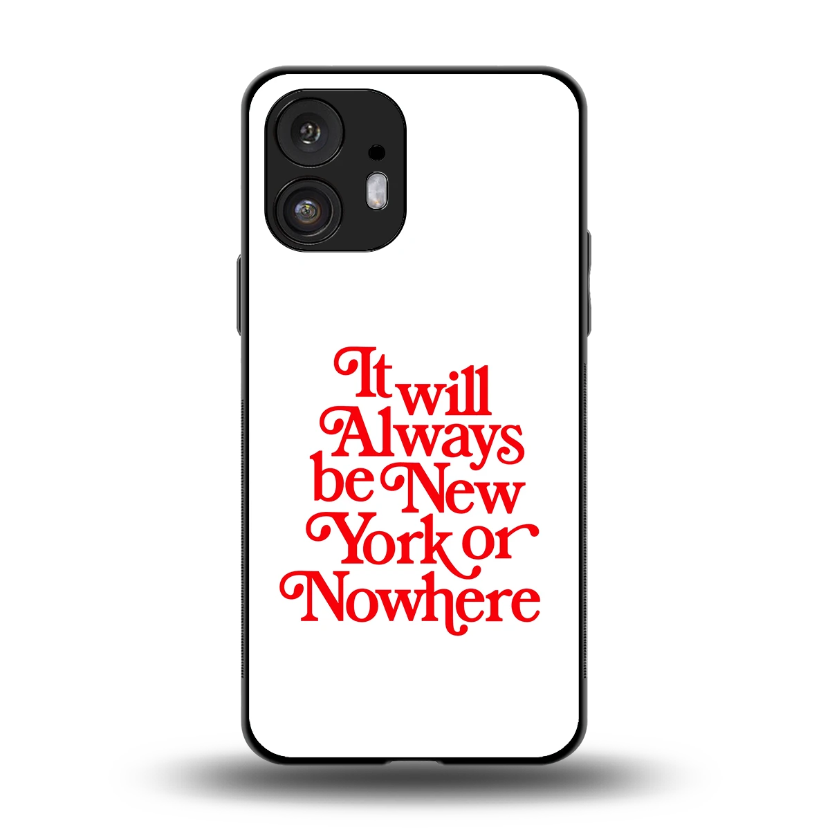 Newyorker back phone cover | glass case for nothing phone 2