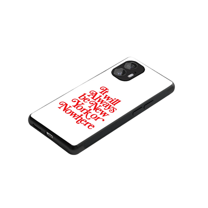 Newyorker stylish phone case for nothing phone 2 | glossy glass and slim fit
