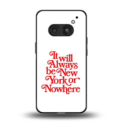 Newyorker back phone cover | glass case for nothing phone 2a plus