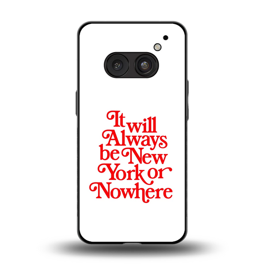 Newyorker back phone cover | glass case for nothing phone 2a plus