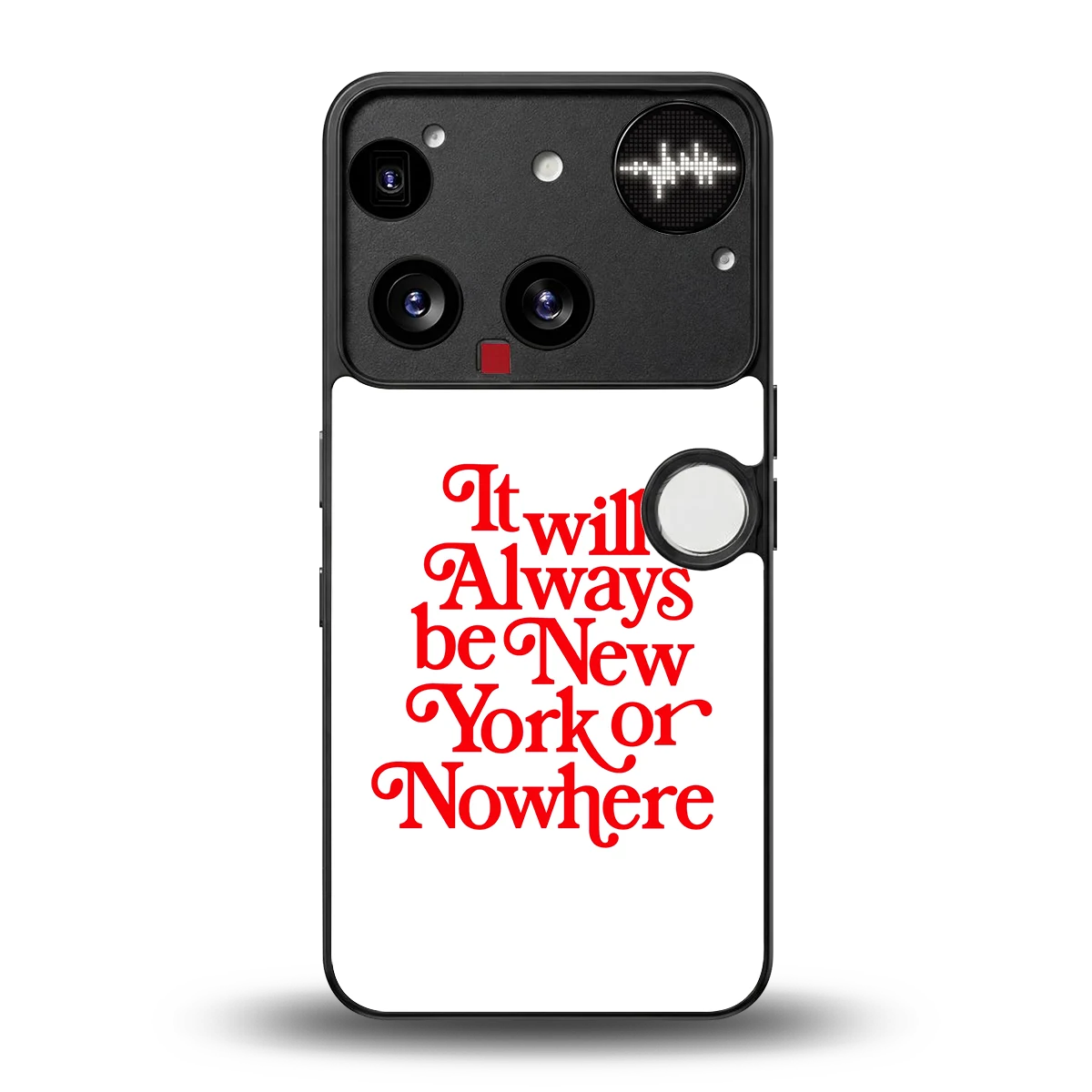 Newyorker back phone cover | glass case for nothing phone 3