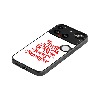 Newyorker stylish phone case for nothing phone 3 | glossy glass and slim fit