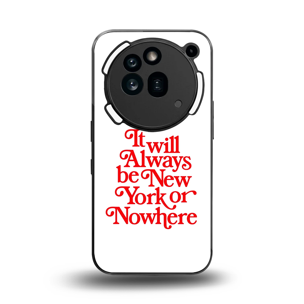 Newyorker back phone cover | glass case for nothing phone 3a pro