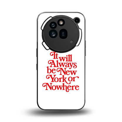 Newyorker back phone cover | glass case for nothing phone 3a pro
