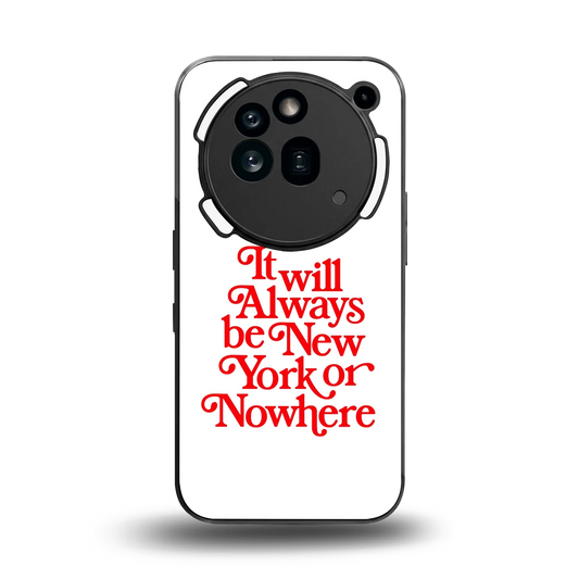 Newyorker back phone cover | glass case for nothing phone 3a pro