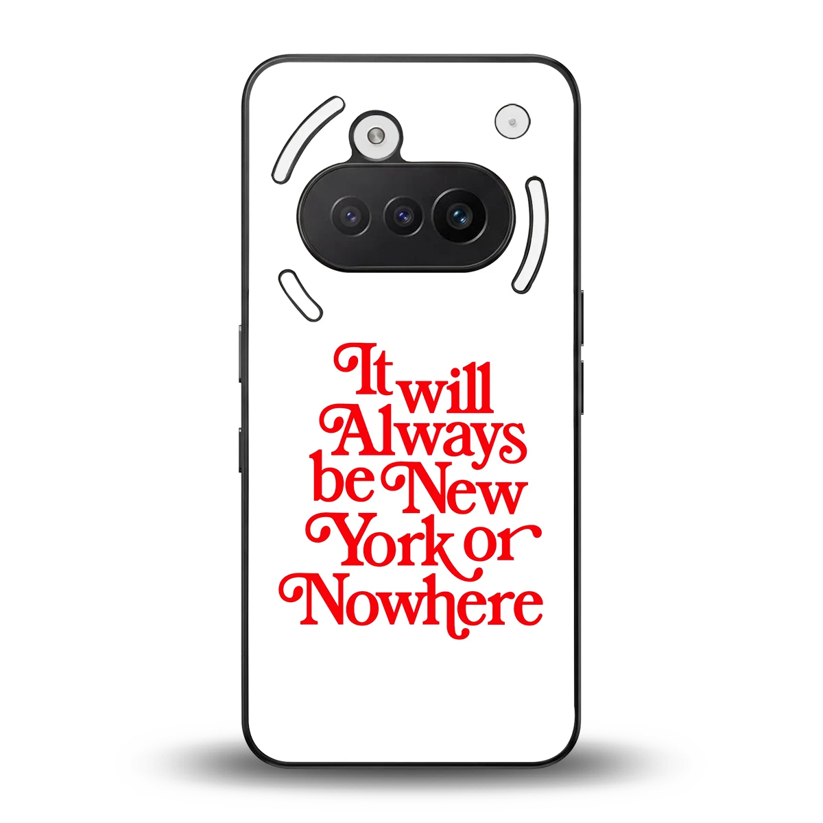 Newyorker back phone cover | glass case for nothing phone 3a