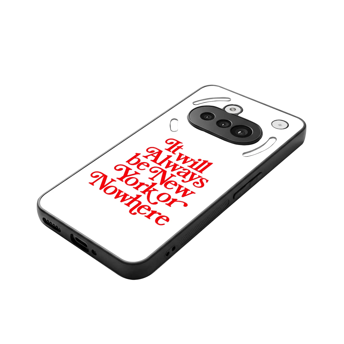 Newyorker stylish phone case for nothing phone 3a | glossy glass and slim fit