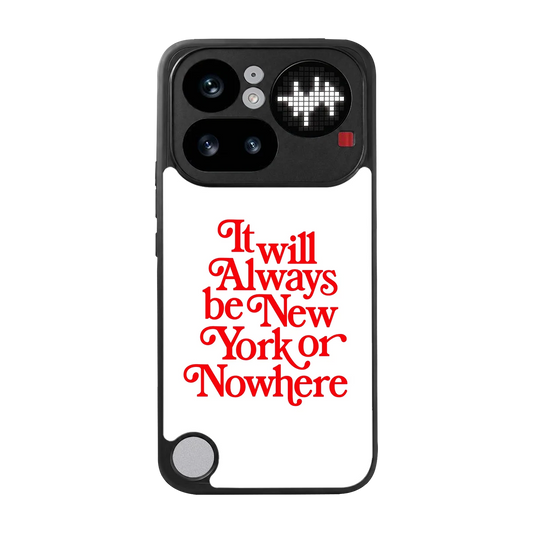 Newyorker back phone cover | glass case for nothing phone 4a pro