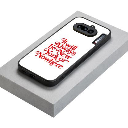 Newyorker stylish phone case for nothing phone 4a | glossy glass and slim fit