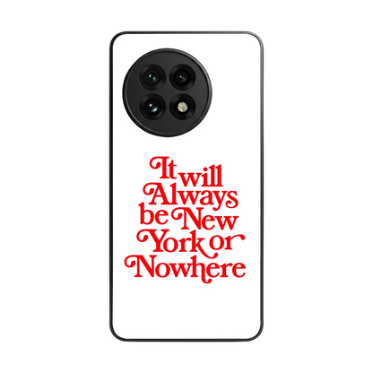 Newyorker back phone cover | glass case for oneplus 13r