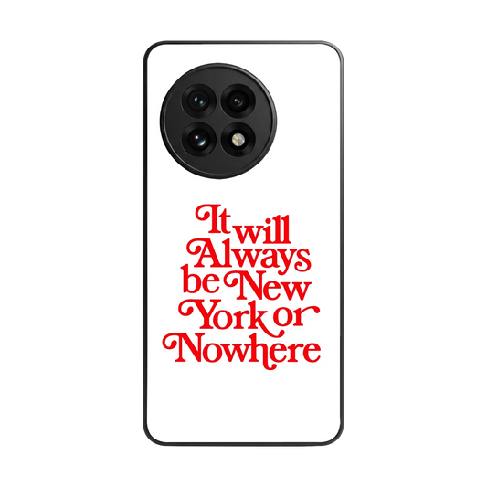 Newyorker back phone cover | glass case for oneplus 13r