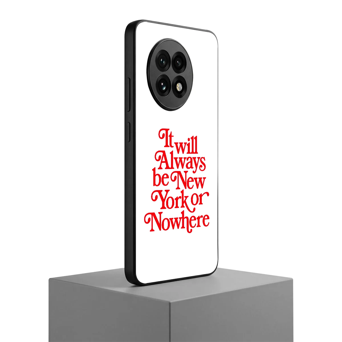 Newyorker oneplus 13r mobile cover | shockproof glass phone case