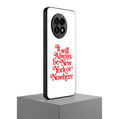 Newyorker oneplus 13r mobile cover | shockproof glass phone case