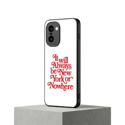 Newyorker oneplus 15r mobile cover | shockproof glass phone case