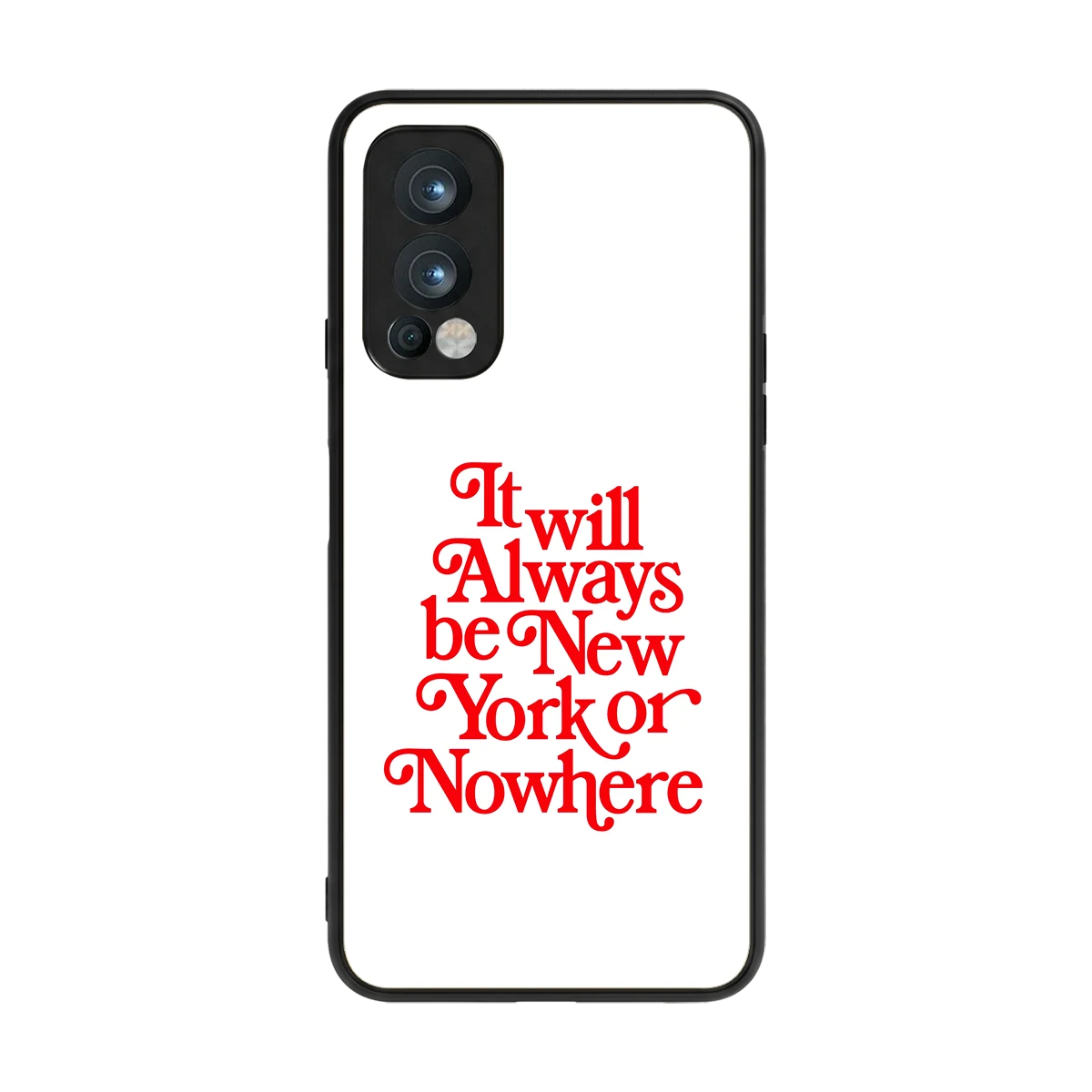 Newyorker back phone cover | glass case for oneplus nord 2