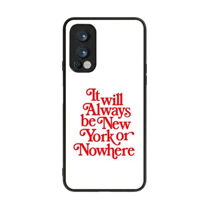Newyorker back phone cover | glass case for oneplus nord 2
