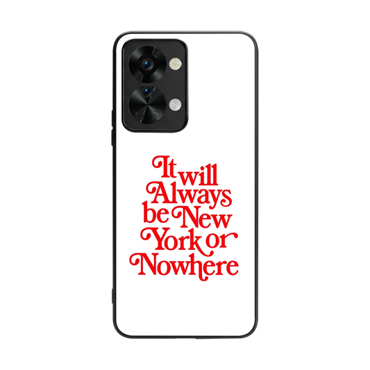 Newyorker back phone cover | glass case for oneplus nord 2t
