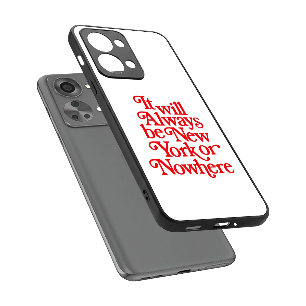 Newyorker sleek oneplus nord 2t cover with tempered glass back and TPU edges