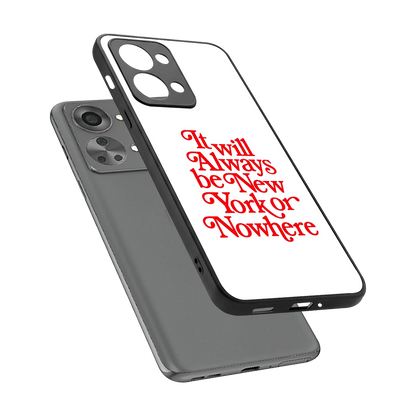 Newyorker sleek oneplus nord 2t cover with tempered glass back and TPU edges