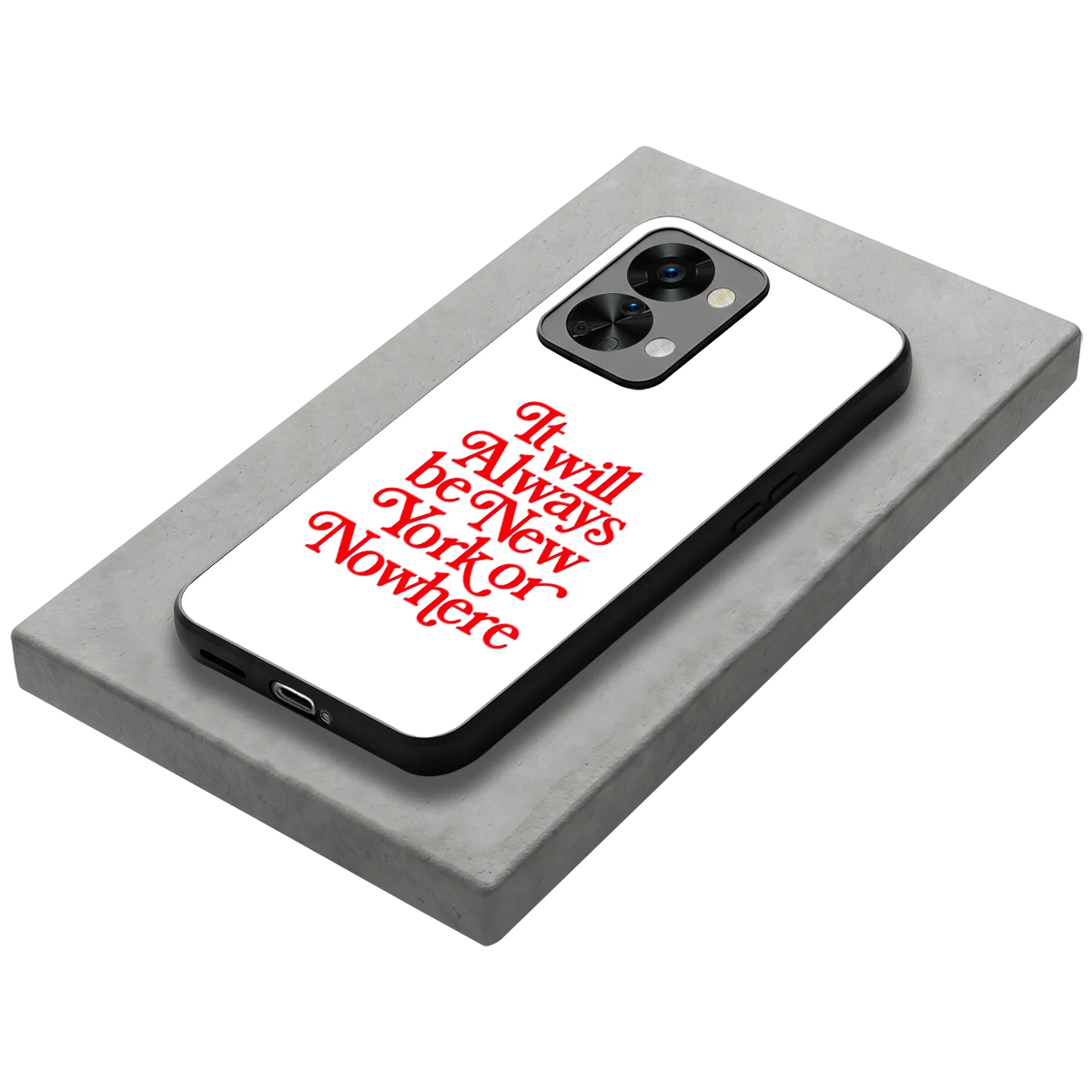 Newyorker stylish phone case for oneplus nord 2t | glossy glass and slim fit