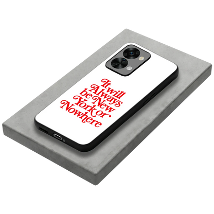 Newyorker stylish phone case for oneplus nord 2t | glossy glass and slim fit